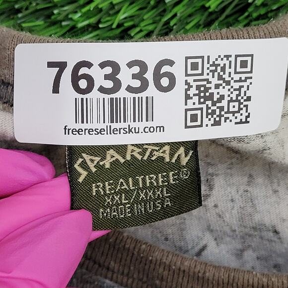 Vintage 90s Spartan RealTree Shirt Large 21x31 Brown Green - Picture 6 of 12